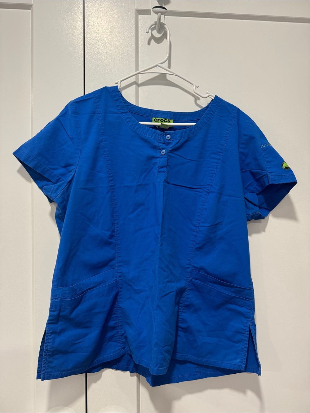 CROCS Royal Blue Medical Scrub Top